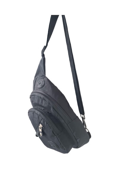 Anılbags Anıl Bags Siyah Krinkıl Su Geçirmez Çanta, Çapraz Askılı Omuz Ve