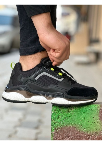 Dunlop Dnp-2469 Siyah Yeşil Erkek Spor Ayakkabı