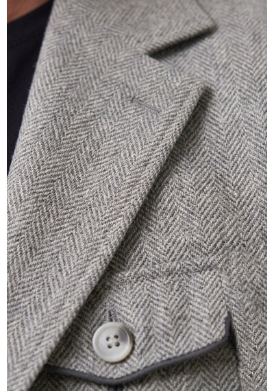 Rizzup Erkek Haki Safari Ceketli Slim Fit 2'li Takım Elbise Pileli Duble Paça Pantolon 2600723 Rizzup Erkek Haki Safari Ceketli Slim Fit 2'li Takım Elbise Pileli Duble Paça Pantolon 2600723