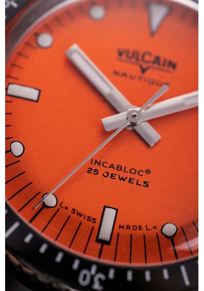 Vulcain Skindiver Nautique Orange Bhm286 Otomatik Erkek Kol Saati Metalik