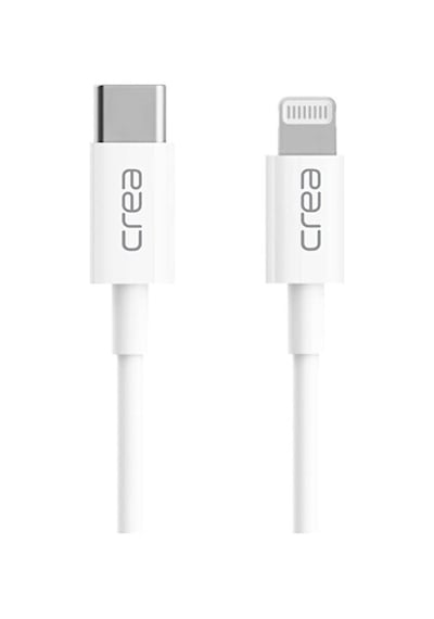 Crea GC-81 PD20W Type-C To Lighting Quick Charge Data Kablo Beyaz