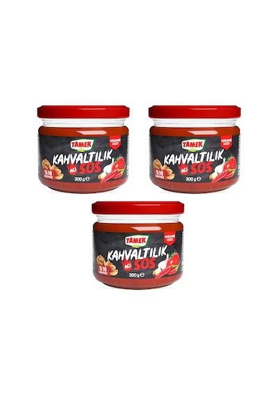 Tamek Kahvaltılık Acı Sos 300 Gr X 3 Adet