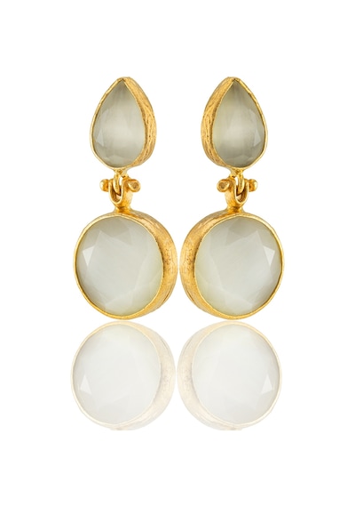 Kadir Jewellery 22 Ayar Altın Kaplama Vintage Küpe -el İşçiliği Ve Hipoalerjenik Küpe Beyaz 73660880
