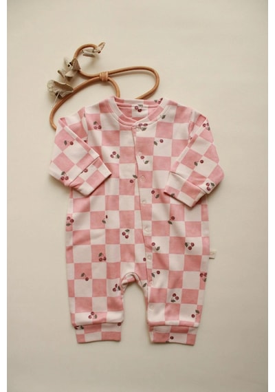 Oh La La Koala Plaid Cherry Serisi Tulum Bej