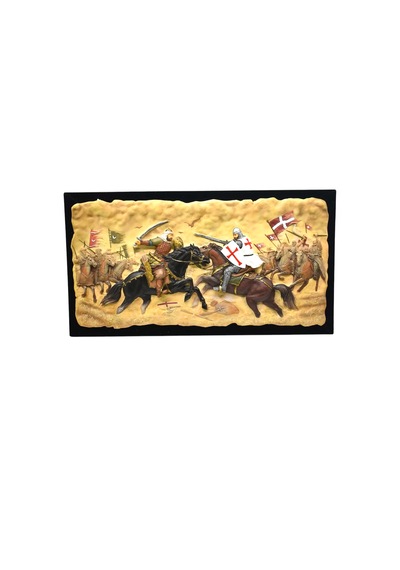 Hıttin Savaşı Kabartmalı Dekoratif Duvar Tablosu
