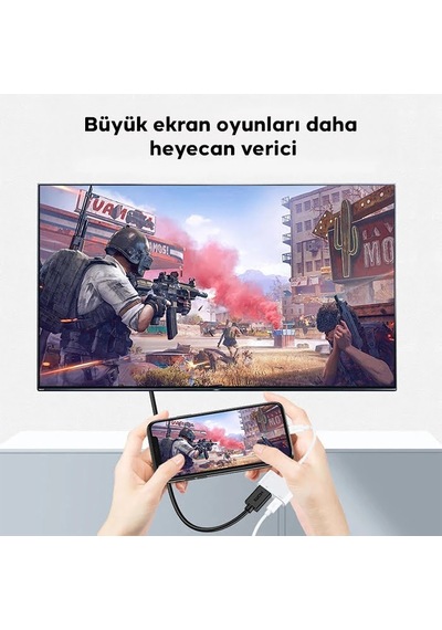 Ally İphone 15 Type-c To Type-c + Hdmı Çevirici Kablo Dijital Av Adaptörü- 5775