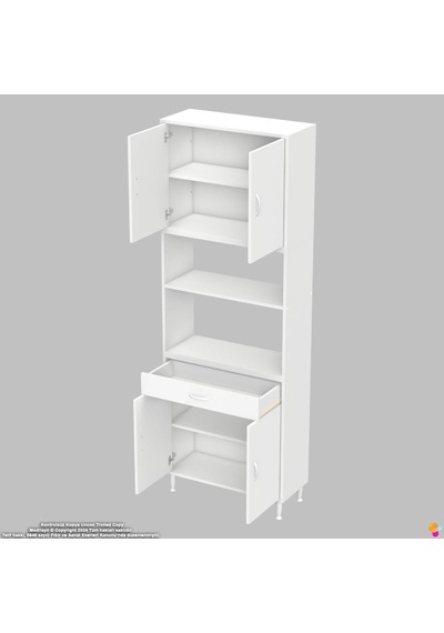 Modilayn Ece Fırın Bölmeli Kapaklı Çekmeceli Çok Amaçlı Dolap - Kahve Ve Mutfak Köşesi 70 Cm Beyaz Modilayn Ece Fırın Bölmeli Kapaklı Çekmeceli Çok Amaçlı Dolap - Kahve Ve Mutfak Köşesi 70 Cm Beyaz