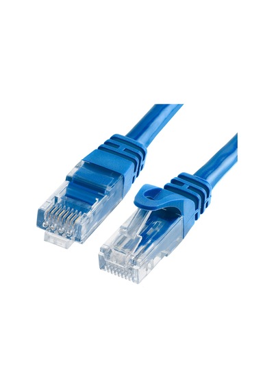 0.2M Cat6 Kablo - 23 Awg - Mavi - 20Cm Cat 6 Kablo