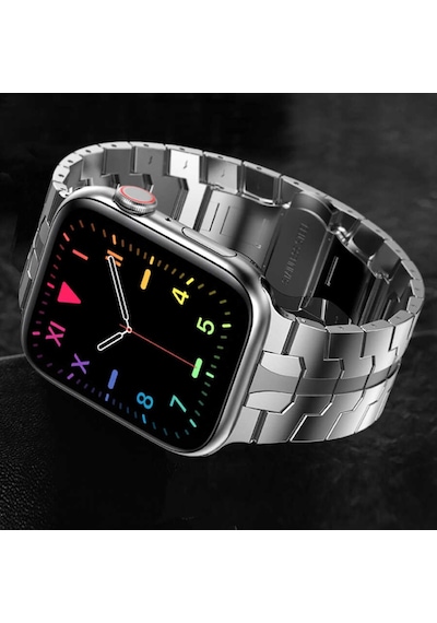 Apple Uyumlu Watch 44 MM Krd-63 Metal Kordon