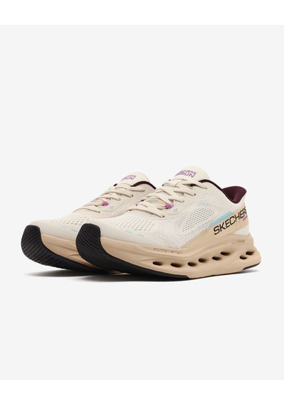Skechers Max Cushıonıng Glıde-step Kadın Natürel Koşu Ayakkabısı 129400 Nat Bej