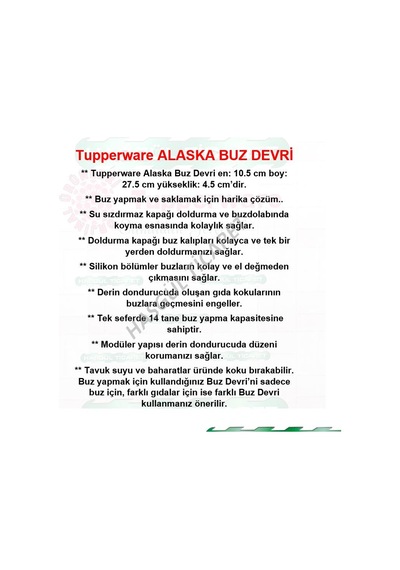 Tupperware Alaska Buz Devri Buz Kalıbı 14'Lü Hsgl Çok Renkli