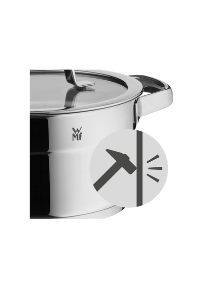 Compact Cuisine 5 Parça Tencere Seti, İndüksiyon Uyumlu, Cam Kapaklı, Cromargan Yüksek Kaliteli Parlak Paslanmaz Çelik, Kaplamasız, İç Ölçü Skalalı Çok Renkli Compact Cuisine 5 Parça Tencere Seti, İndüksiyon Uyumlu, Cam Kapaklı, Cromargan Yüksek Kaliteli Parlak Paslanmaz Çelik, Kaplamasız, İç Ölçü Skalalı Çok Renkli