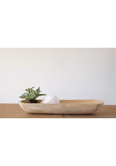 Creative Beeinflußt Da5397 Pure Deko Paulownia Holz Rechteck Schüssel