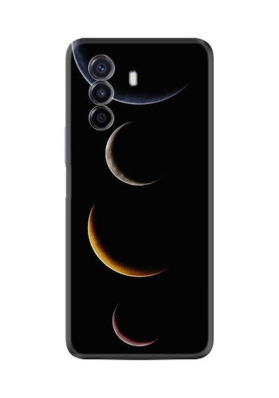 Huawei Nova Y70 Kılıf Resimli Desenli Silikon Platinium Series Gezegenler 1901