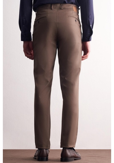 İmza Kahverengi Yan Cep Düz Paça Pamuklu Comfort Fit Chino Casual Pantolon 1003255167 Kahverengi İmza Kahverengi Yan Cep Düz Paça Pamuklu Comfort Fit Chino Casual Pantolon 1003255167 Kahverengi