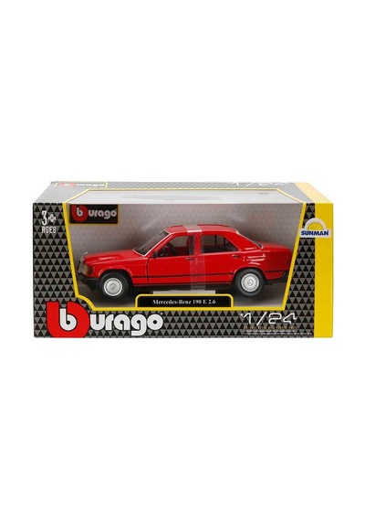 1021103 1:24 Mercedes Benz 1987 190 E Model Araba