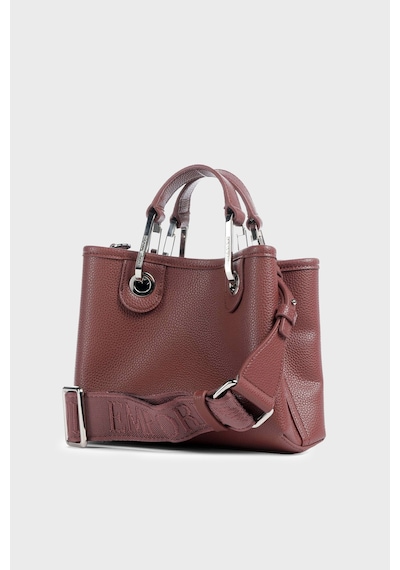 Emporio Armani Logolu Çıkarılabilir Askılı Çanta Kadın Çanta Ew000382 Af12036 M6453 Bordo