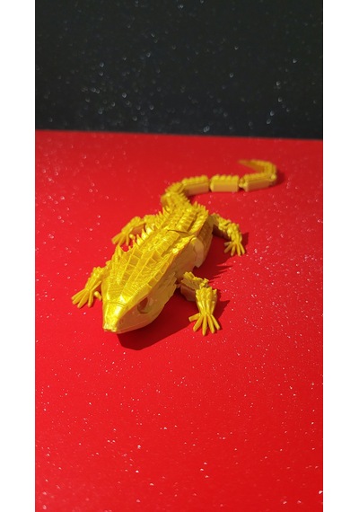 30 Cm Oynak Kertenkele Figürü Esnek Eklemli 3d Yazıcı Üretimi Dekoratif Oyuncak & Masa Süsü