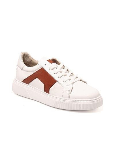 Sneaker Erkek Og-437 John May Beyaz-taba