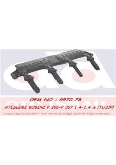 VALEO 245097 ATEŞLEME BOBİNİ 106 YM 206 306 307 PARTNER / SAXO XS
