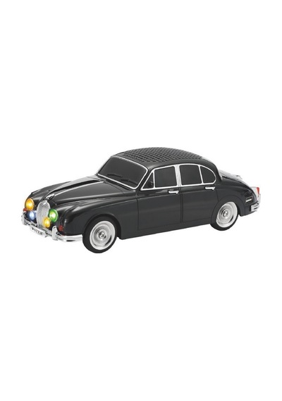 Nostaljik Araba Görünümlü Bluetooth Hoparlör Sd Kart Usb Fm Radyolu Şarjlı Taşınabilir Speaker Siyah