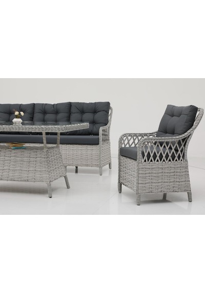 Denart Garden Derin Rattan Takim Gri