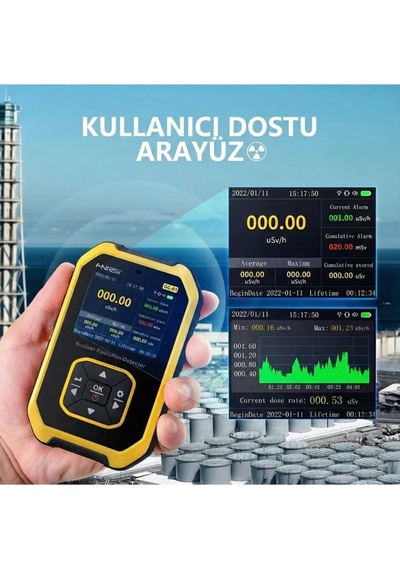 Fnırsı Gc-01 Radyasyon Dedektörü - Sarı
