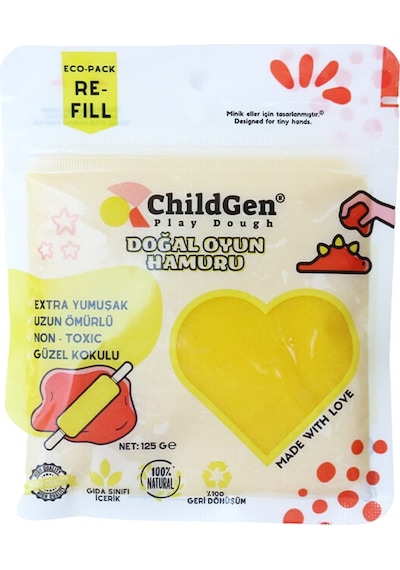 ChildGen 125gr Kartuş Oyun Hamuru - Sarı