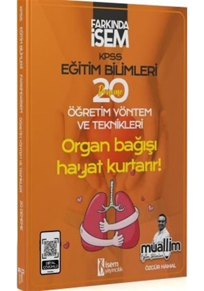 2024 KPSS Muallim Eğitim Bilimleri Öğretim Yöntem ve Teknikleri 20 Deneme - Özgür Hamal - İSEM Yayıncılık