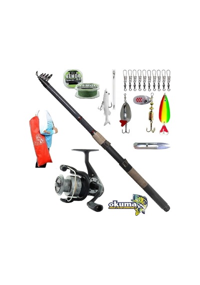 Revenger Rv-40 Remixon Sapphire 270cm 10-40gr Tele Turna Spin Olta Takımı Seti