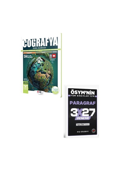 2027 Ulti 2027 Tyt Coğrafya Soru Bankası+ Evp Akademi Paragraf