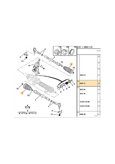 Direksiyon Körüğü 406 4066.75-r58373