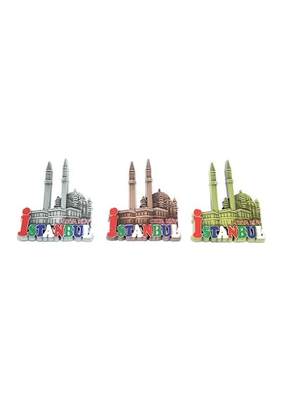Metal İstanbul Temalı Yöresel Magnet Model 2