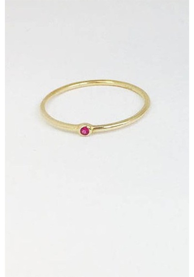 Ruby Zümrüt Taşlı Yüzük - Ak0138