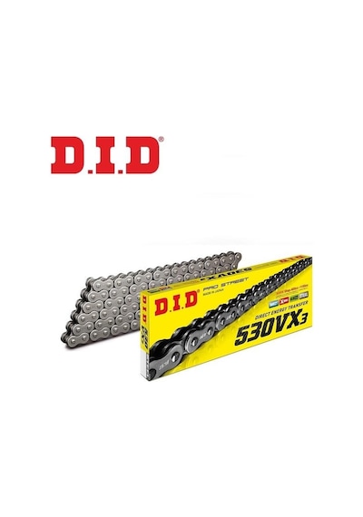 Dıd Dıd-530vx3 Çelik -118 Dıd 530vx3-118 Link Çelik Zincir X-ring - Suzukı Gsx F 600 Cc 1998-2006