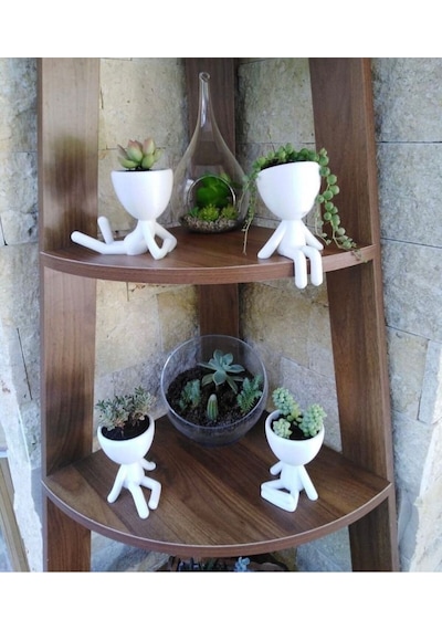 İnsansı Saksı 4 Lü Set