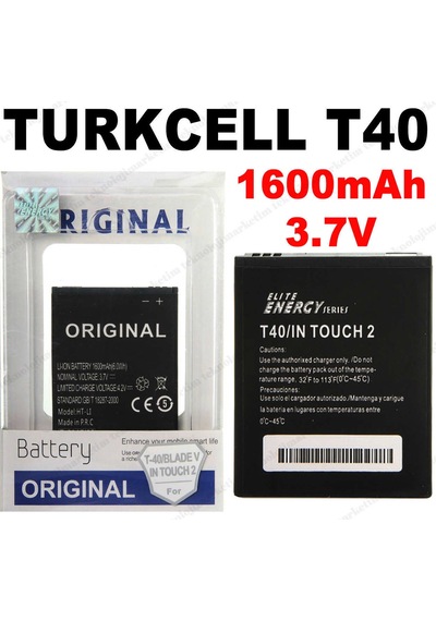 Turkcell T40 Batarya Pil 1600 Mah