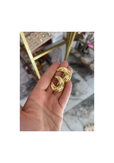 Linalya Jewelry Halka Küpe Altın - Model 224