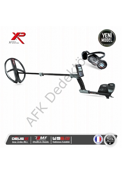 Xp Deus 2 Rc Metal Dedektörü 24x13 Cm Hf2 Başlık + Ws6 St Kablosuz Kulaklık Altın Arama