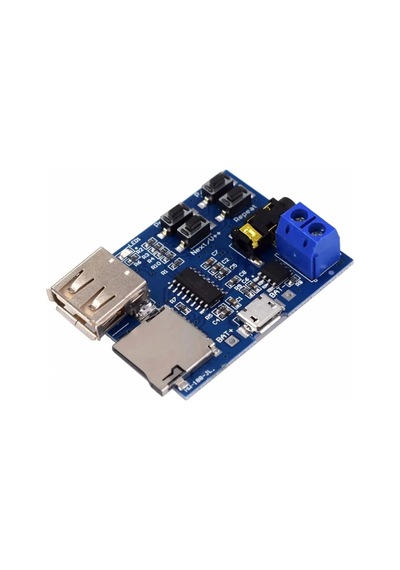 Tf Kart Ve Usb Flash Disk Girişli Oynatıcı Modül Mp3 Formatı Uyumlu