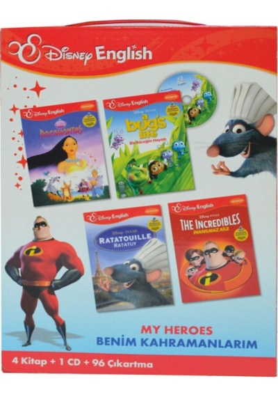 Disney English My Heroes - Benim Kahramanlarım Çantalı Set