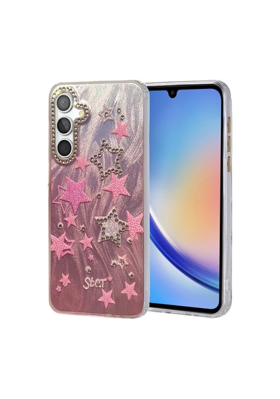 Samsung Galaxy Uyumlu , A34 5g Kılıf Blade Aynalı Desenli Kapak - Desen 7