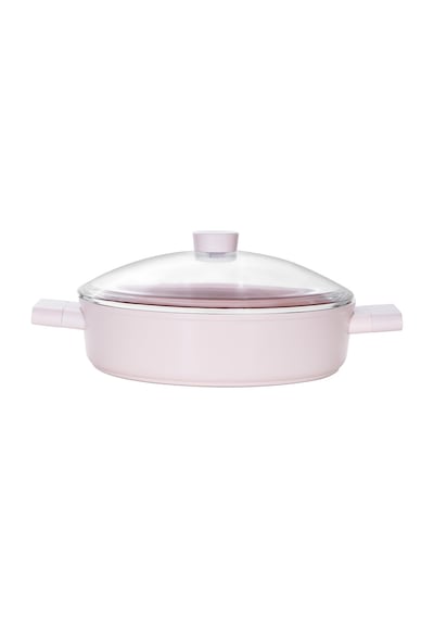 Emsan Swiss Crystal Karnıyarık Tenceresi Pembe 22 CM