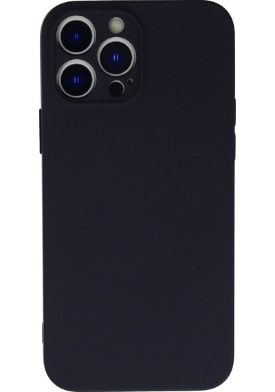 Newface - 712 - İphone 13 Pro Kılıf Nano İçi Kadife Silikon - - Csmo-tex - Koyu Gri