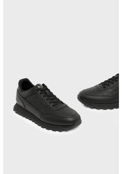 Armani Exchange Logolu Sneaker Ayakkabı Erkek Ayakkabı Xm003644 Af29408 Uc001 Siyah