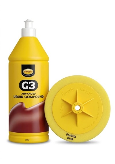 G3 Çizik Giderici Pasta 1 Lt + Gmh601 Aplikatörlü Pasta Süngeri 150mm Set