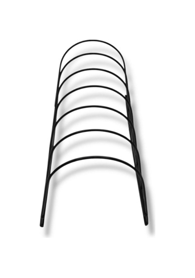 Blackline 6 Bölmeli Tabaklık & Organizer & Oval Metal 17 X 12 Siyah Tr Diğer
