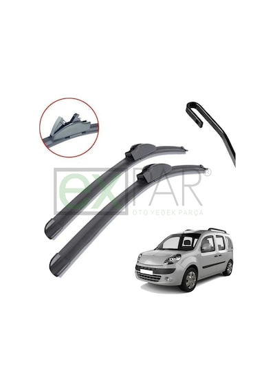 Renault Kangoo Ön Cam Silecek Süpürgesi Takımı 2008 2010 Kango Ön Silecek