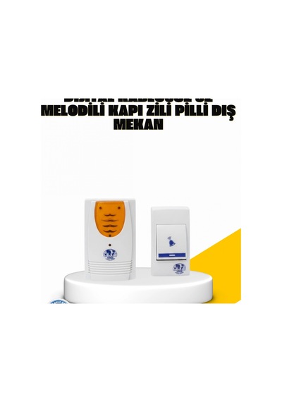 32 Melodili Kablosuz Kapı Zili Kolay Kurulumlu Ev Ve Ofis Tipi