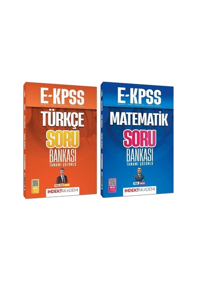 İndeks Akademi 2026 Ekpss Türkçe + Matematik Soru Bankası 2 Li Set İndeks Akademi Yayıncılık